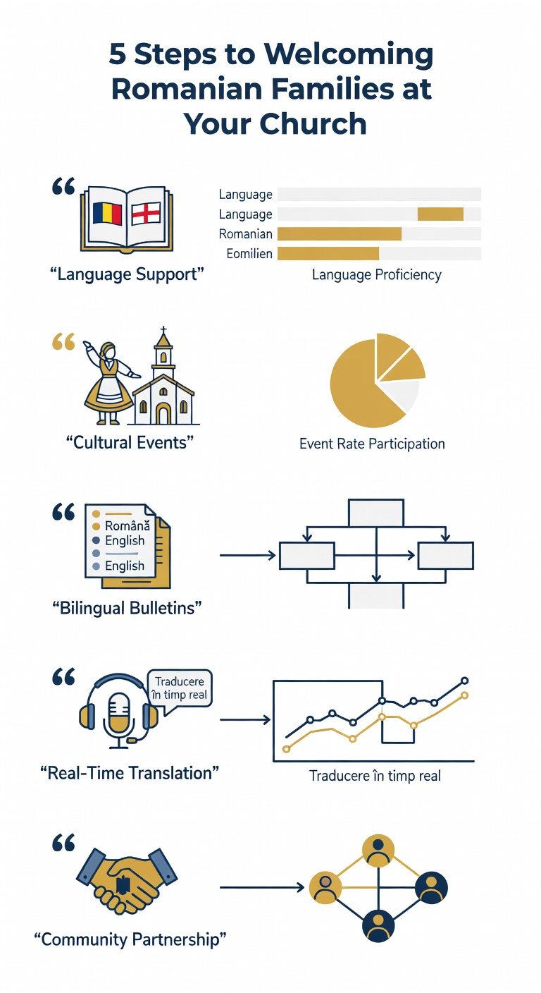 Five steps to welcoming Romanian-speaking families at your church with real-time translation
